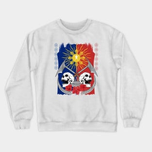 Philippine Flag Sun / Headhunter Crewneck Sweatshirt